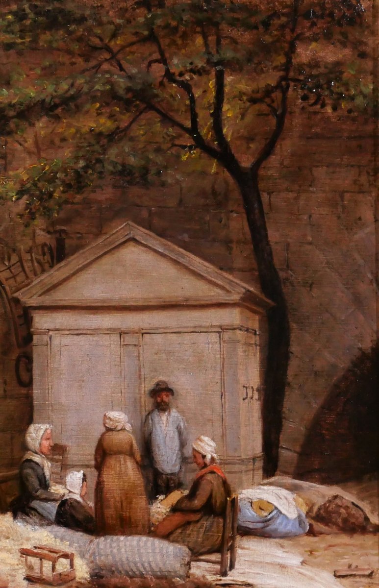 Cherubino Pata 1827–1899 Upholsterers On The Quays Of Paris, Painting, 1867 Courbet-photo-2