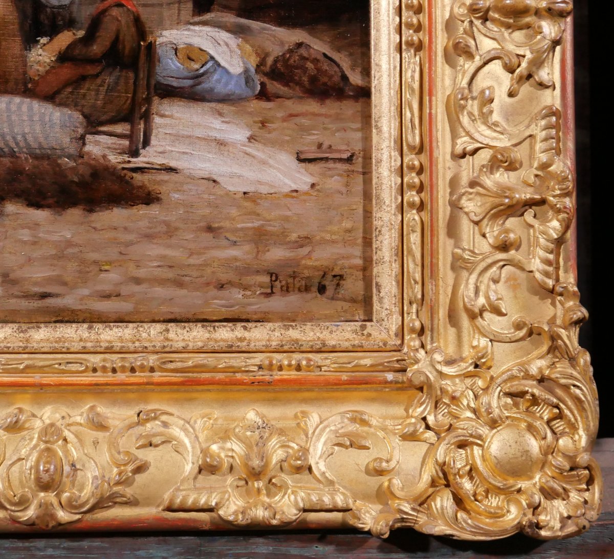 Cherubino Pata 1827–1899 Upholsterers On The Quays Of Paris, Painting, 1867 Courbet-photo-5