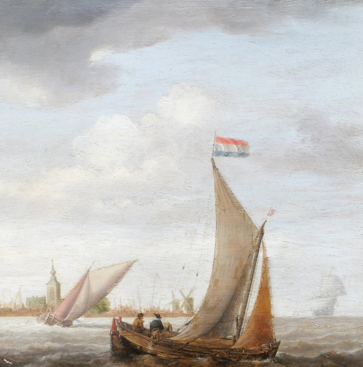 Bonaventura Peeters 1614–1652 Netherlands, Landscape With Boats, Seascape-photo-4