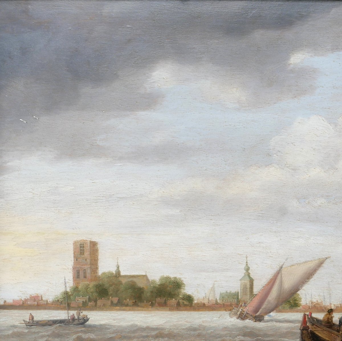 Bonaventura Peeters 1614–1652 Netherlands, Landscape With Boats, Seascape-photo-1