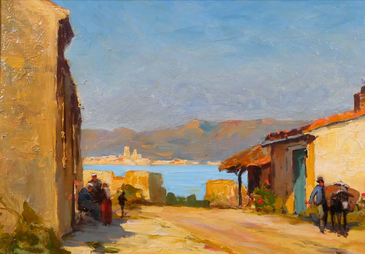 André Delaistre 1865–1931 The Balearic Islands, Palma De Mallorca, Landscape Painting, Spain-photo-1