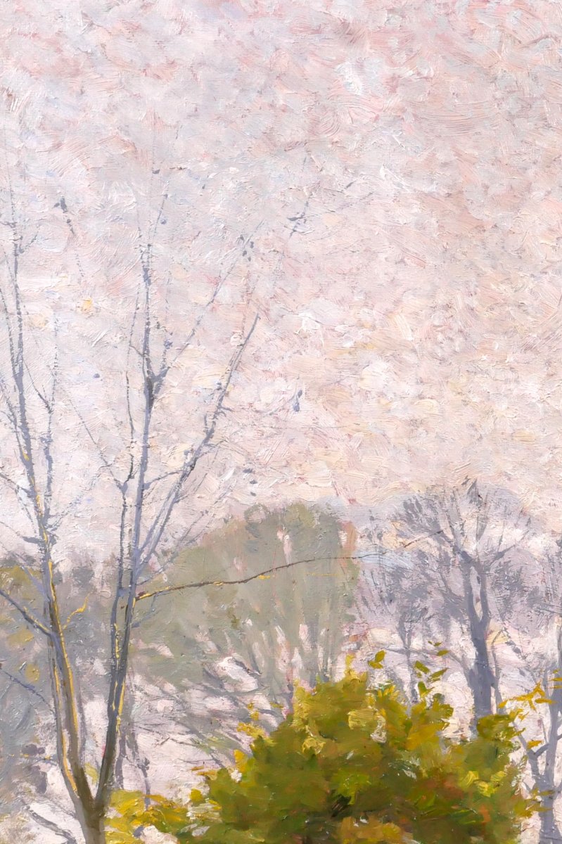 François Forichon 1865–1952 Women In The Garden, Painting, 1906 Impressionism Landscape-photo-1