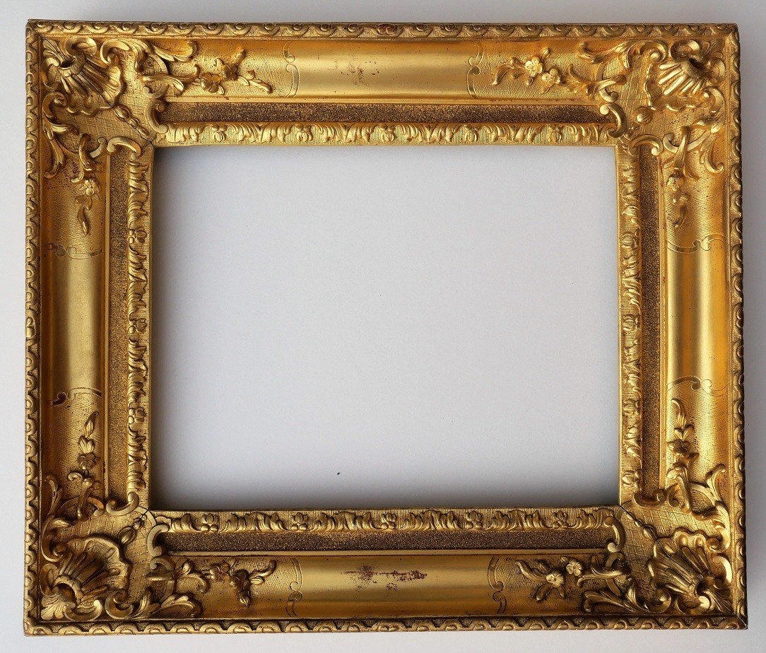 Gilded Carved Wood Frame Early 18th Century, France, Circa 1720