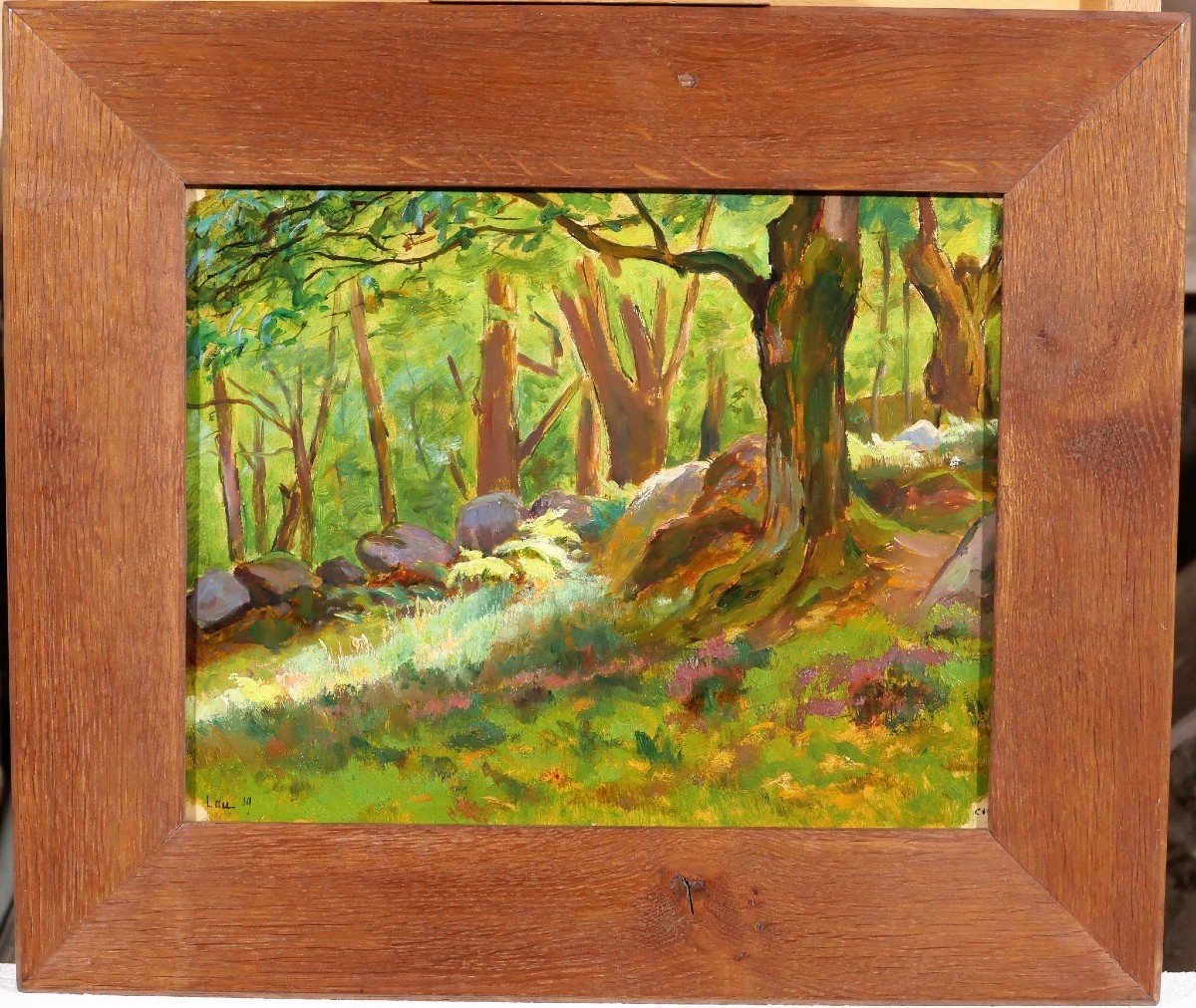 Charles Wislin (1852-1932) Lau-balagnas (pyrenees), Landscape, Painting, 1919-photo-2