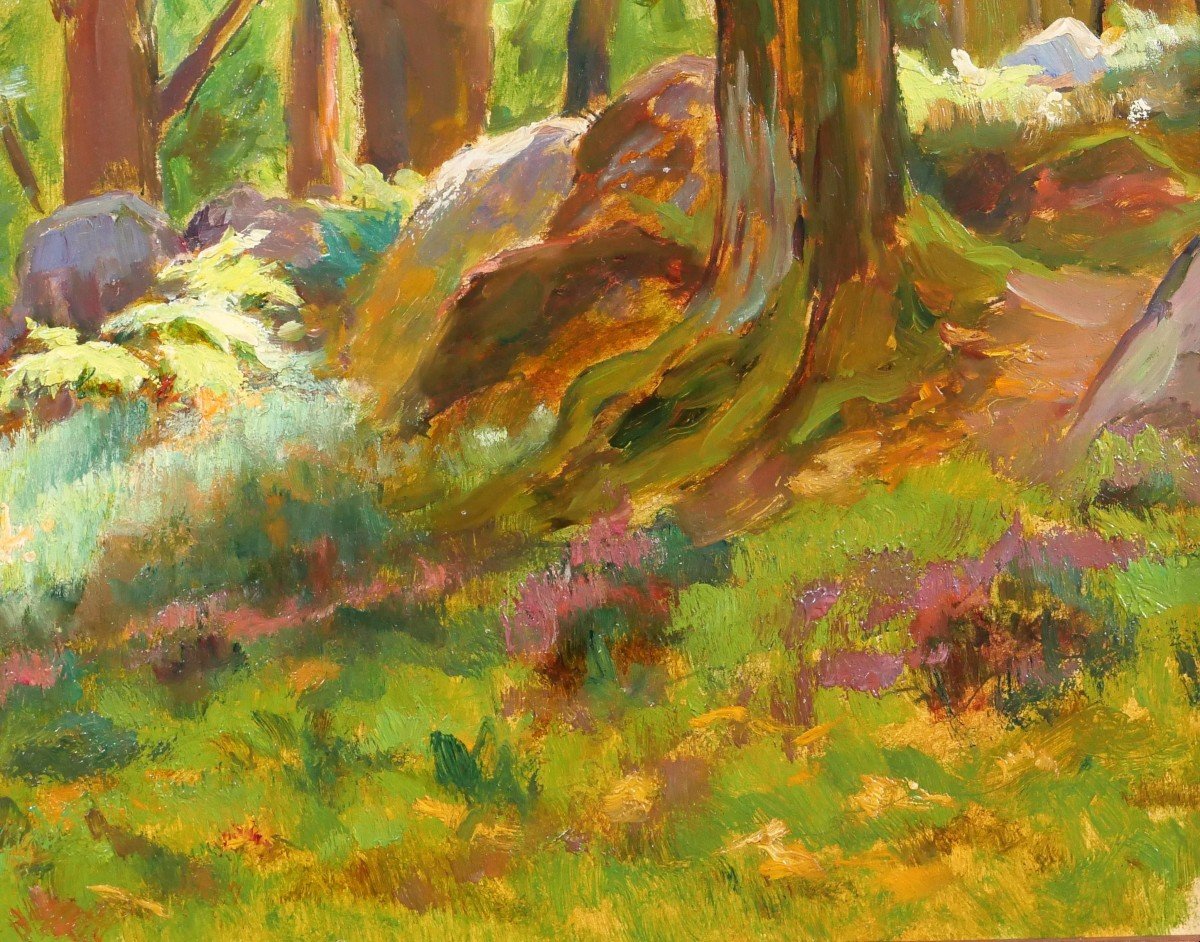 Charles Wislin (1852-1932) Lau-balagnas (pyrenees), Landscape, Painting, 1919-photo-3