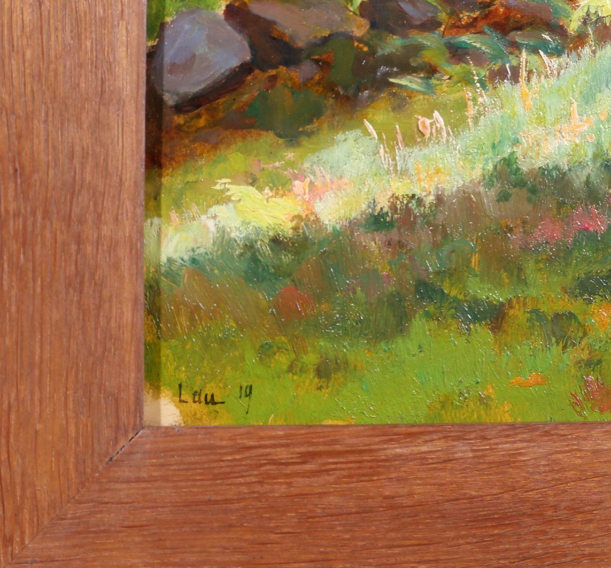 Charles Wislin (1852-1932) Lau-balagnas (pyrenees), Landscape, Painting, 1919-photo-5