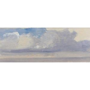 Alfons Verheyen 1903-1990 Study Of Sky, Blue Effect, Circa 1940-50