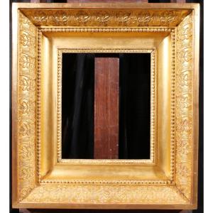 Important cadre époque Empire pour tableau 41 x 33 cm (6F) bois doré Napoléon vers 1810