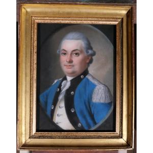 Joseph de Saint-Michel, act. 1756-1790, Portrait d'Etienne Compagnon de Thézac, pastel, 1774
