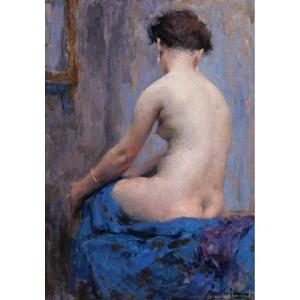 Emile Simon 1890–1976 Nude Woman, Painting, Ca. 1920–30, Brittany