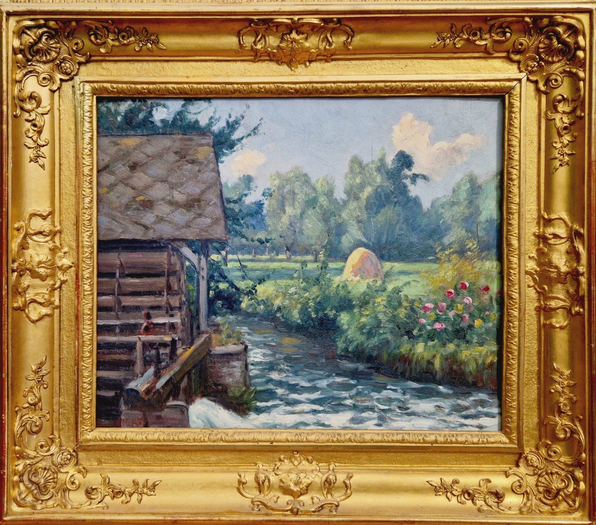 Narcisse Guilbert - Old Mill In Duclair