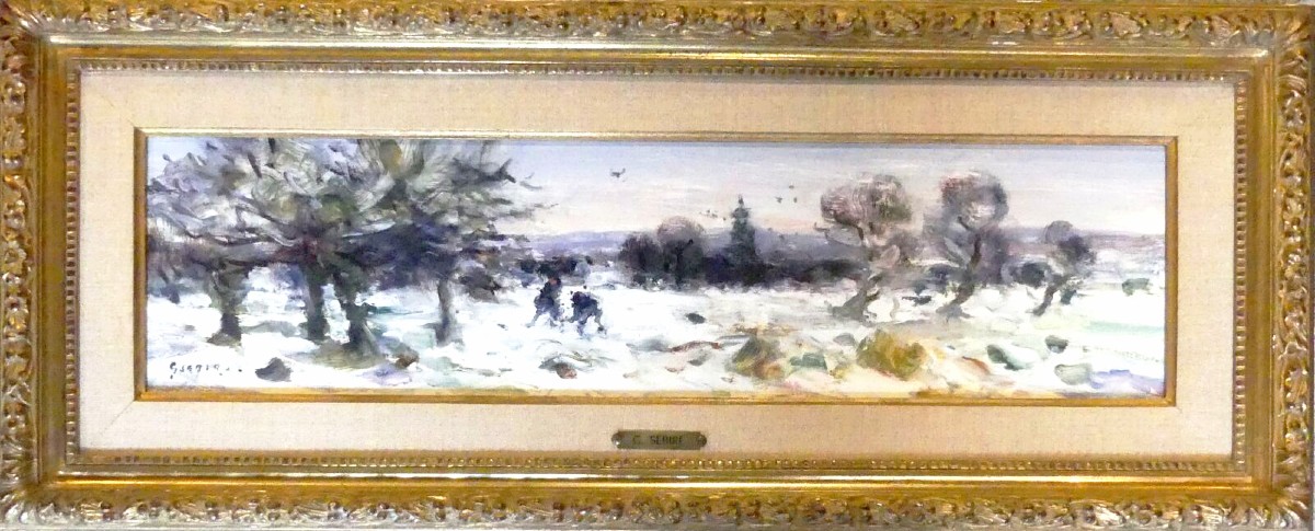 Gaston Sébire - Sous la neige