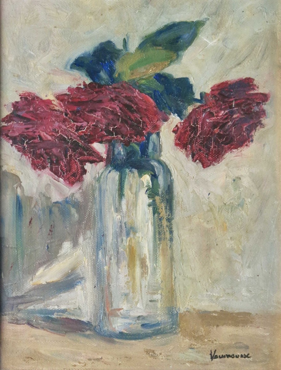 Maurice Vaumousse - Bouquet de Pivoines