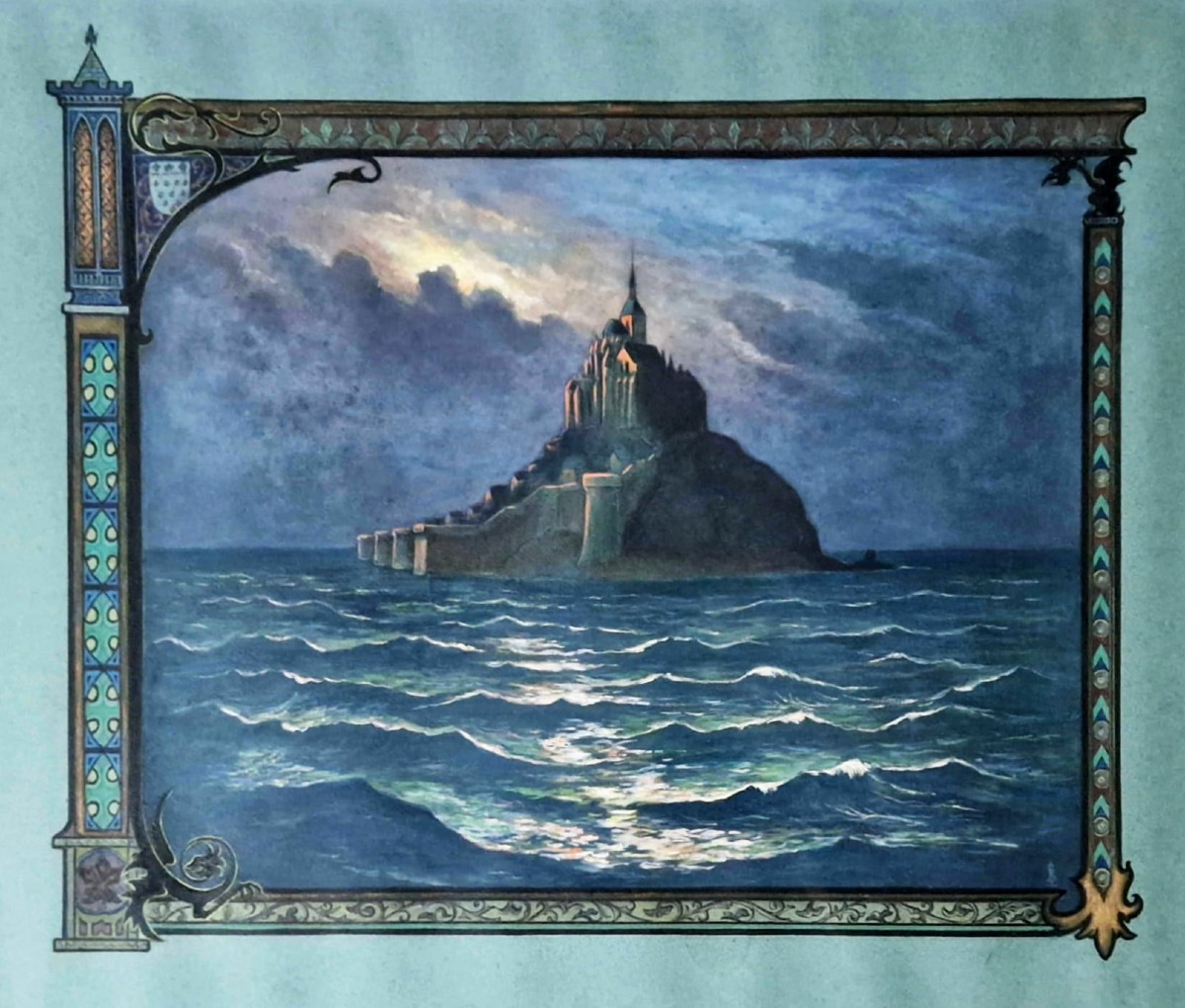 École Française du XIXème siècle - Le Mont-Saint-Michel