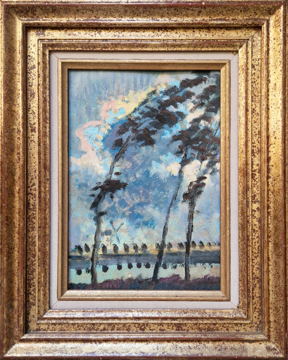 Albert Malet - Coup De Vent - Rouen School