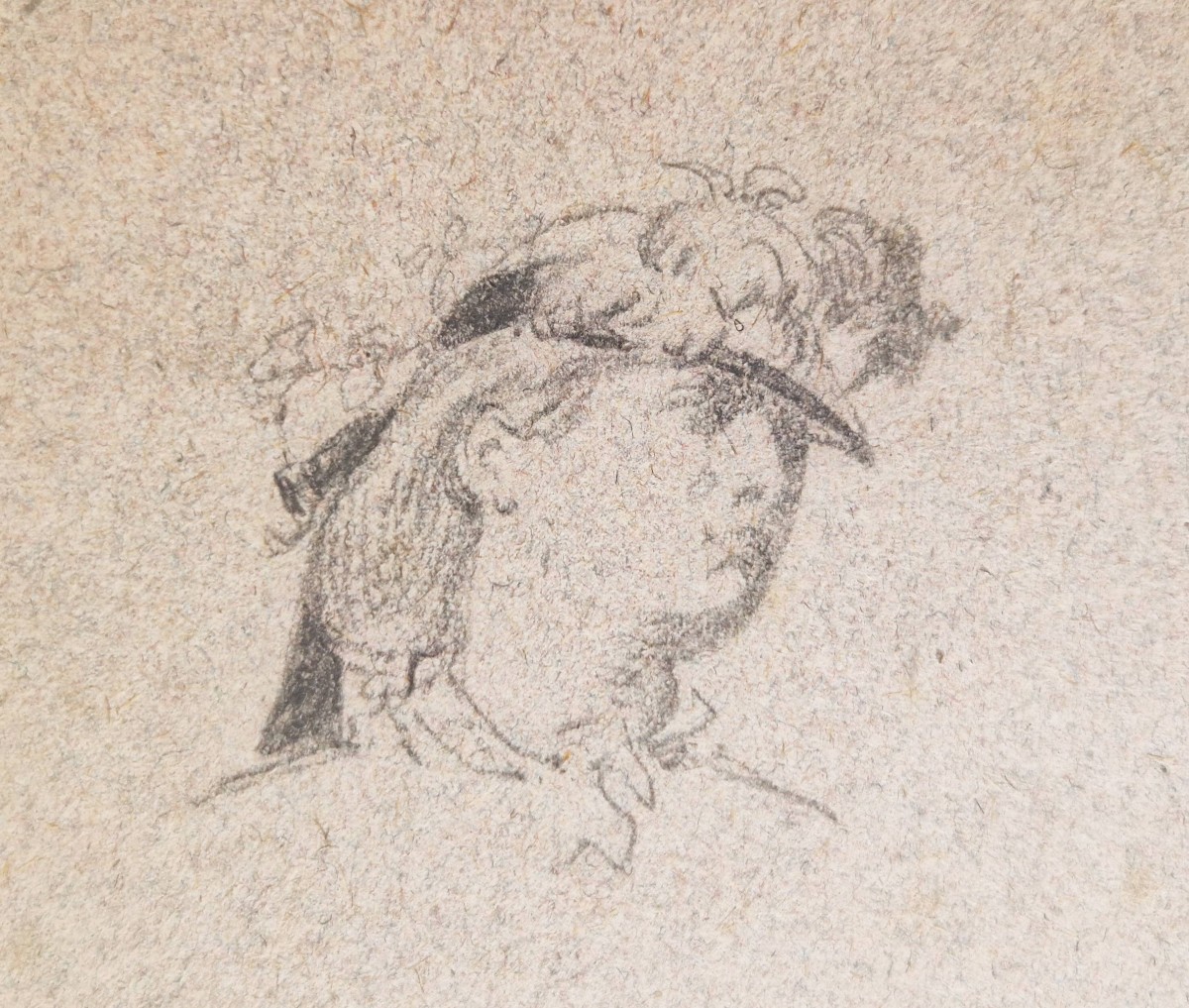 Eugène Le Poittevin - Study Of A Bather At étretat (salon Of 1865)