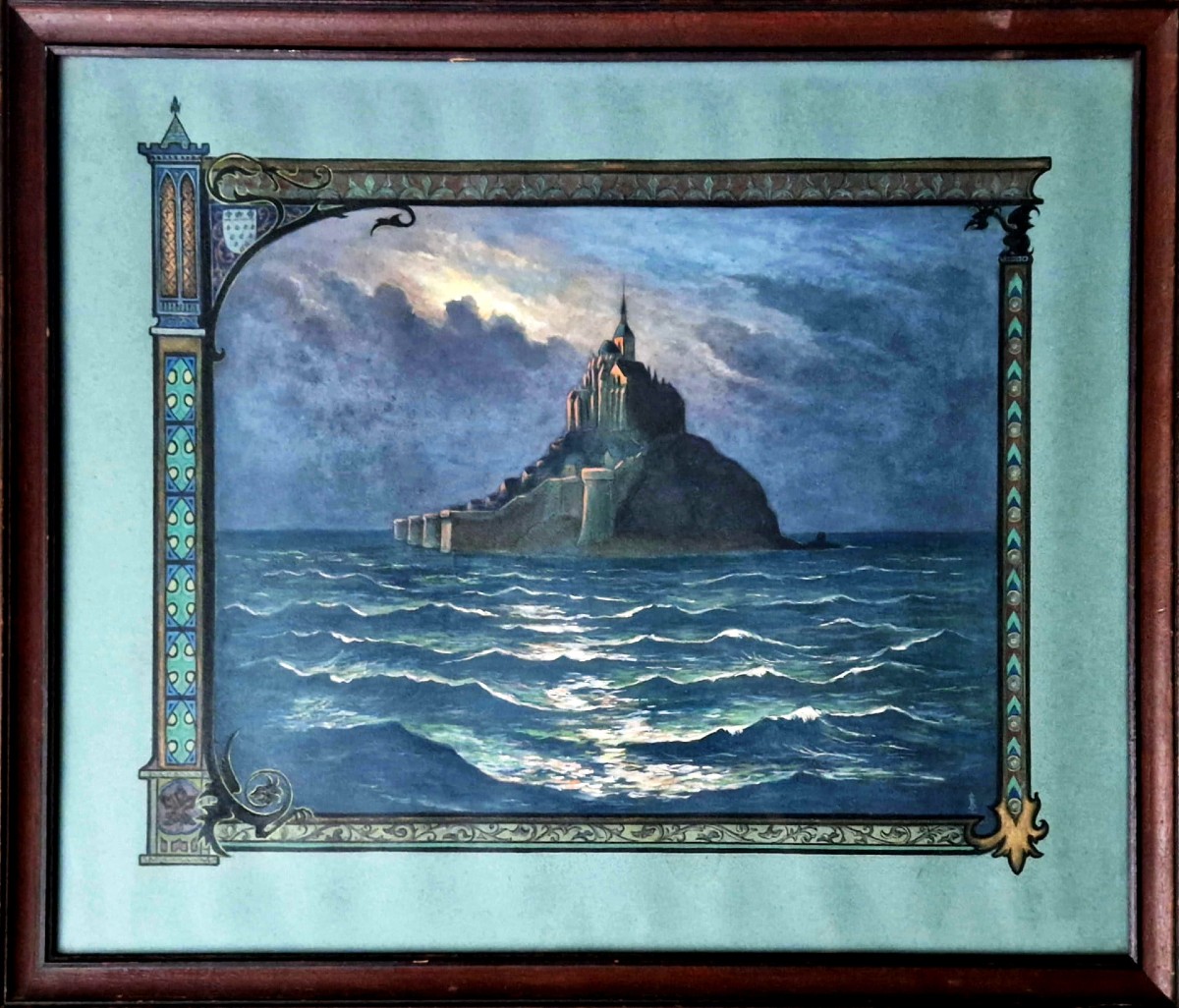 19th Century French School - Mont-saint-michel