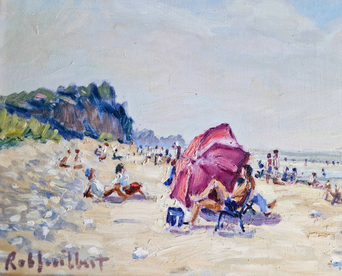 Robert Guilbert - The Beach At Honfleur-photo-3
