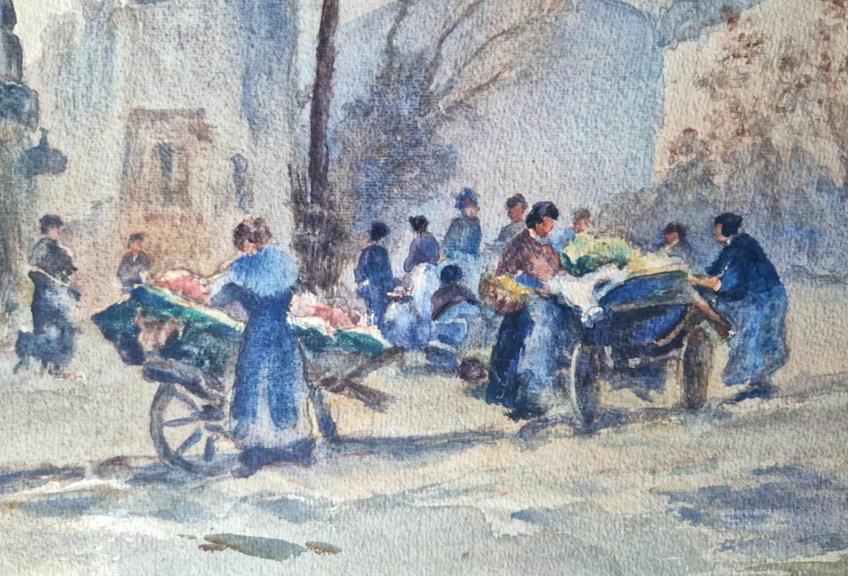 Georges Villain - Marchands des Quatre Saisons à Paris-photo-2
