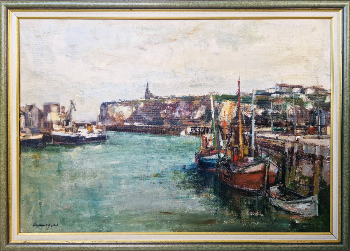 Marcel Cramoysan - The Port Of Dieppe-photo-2