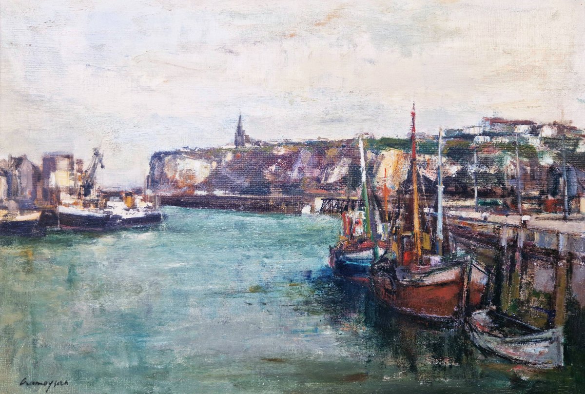 Marcel Cramoysan - The Port Of Dieppe