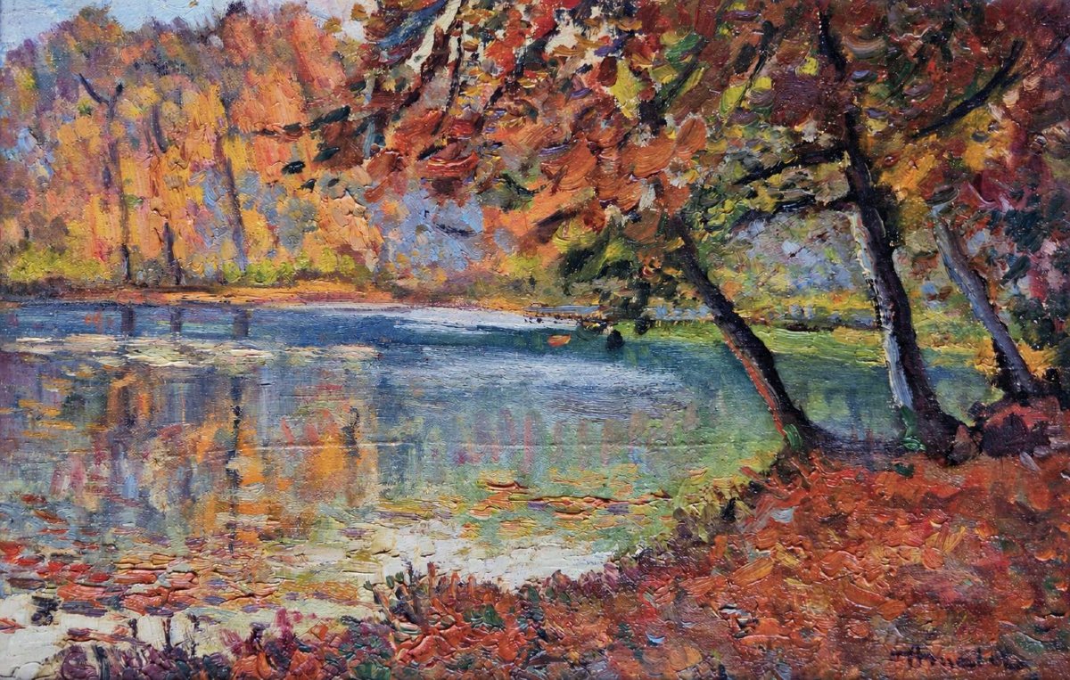 Albert Malet - Autumn Reflections