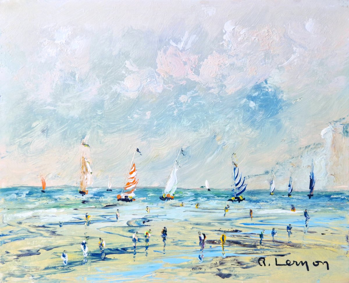 René Lernon - Régate en Normandie