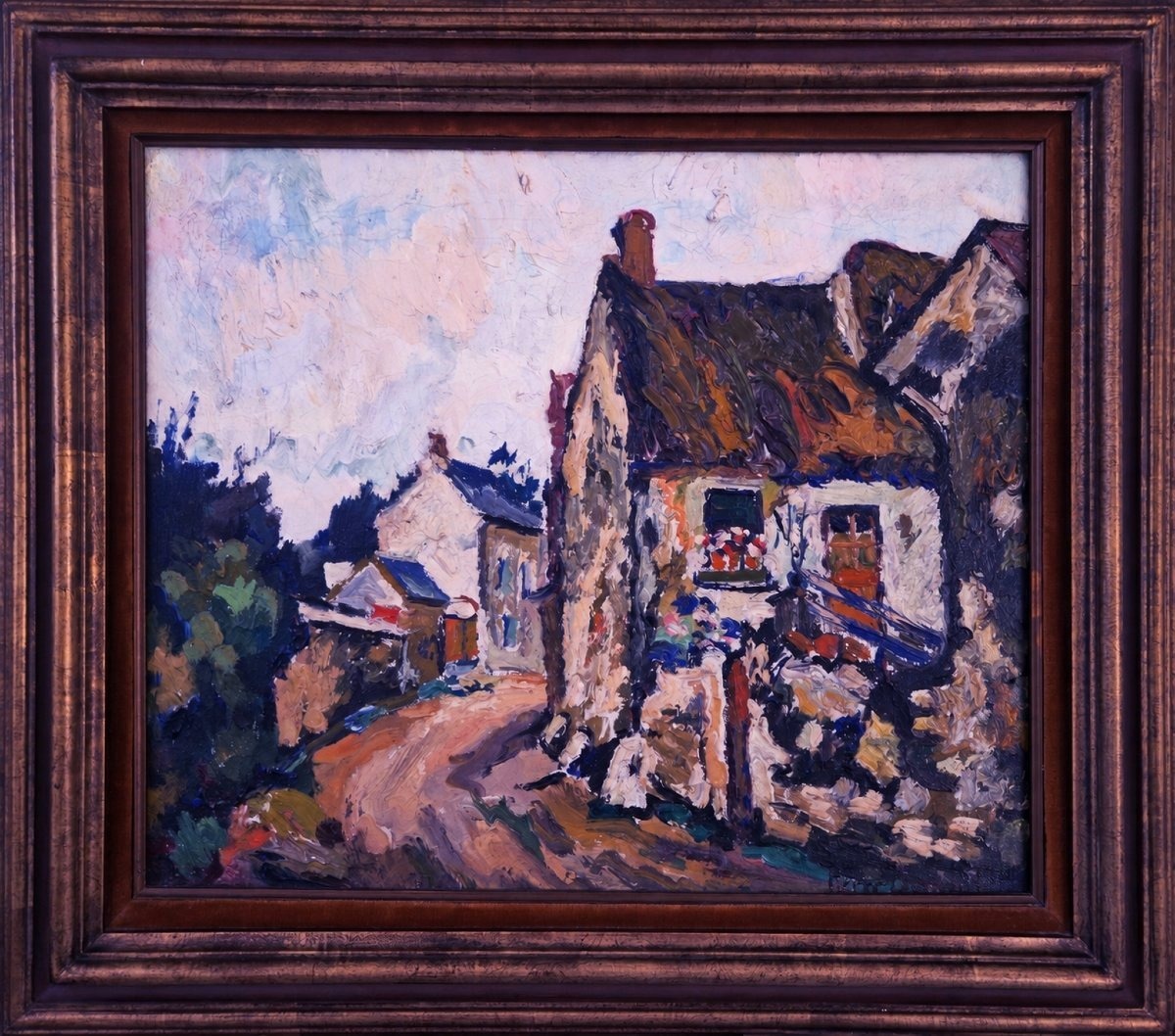 Pierre Dumont - Rue d'un Village-photo-2