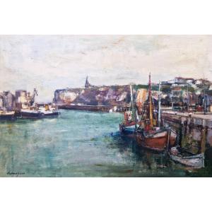 Marcel Cramoysan - Le Port de Dieppe