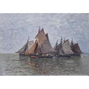 Frank Boggs - Voiliers à Honfleur