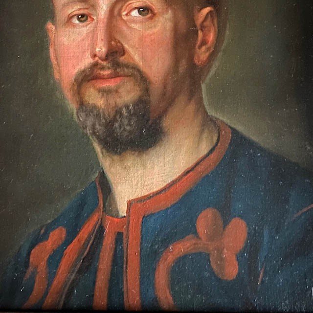 Ecole Française Du XIXe Siècle Vers 1850, Portrait De Zouave, Huile Sur Toile, Uniforme, Homme-photo-4