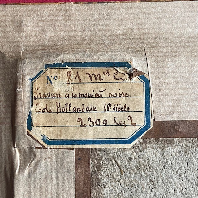 18th-century Mezzotint Engraving After Jacob Gole (1660-1737), Portrait Of A Young Girl, Diana-photo-3