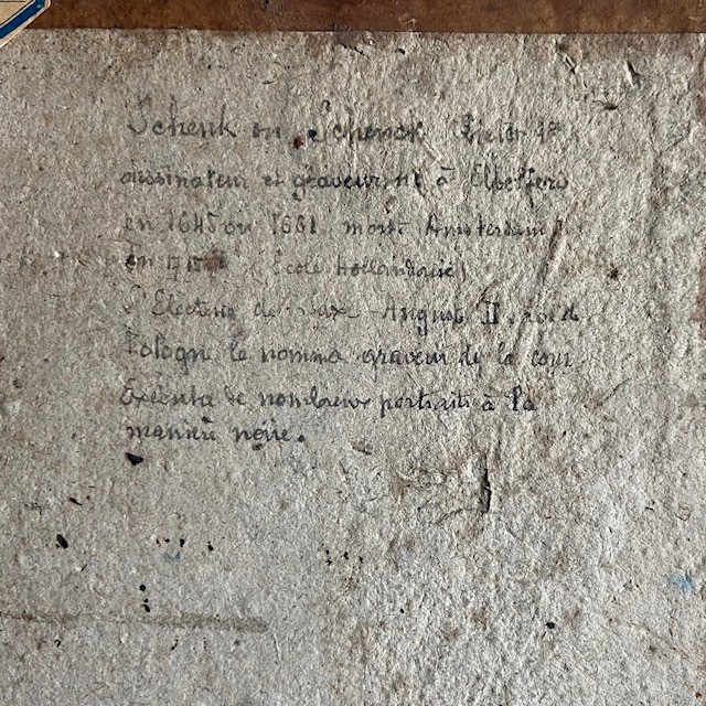 18th-century Mezzotinto Engraving After Schenck (1660-1718), Portrait Of A Man, Aestas-photo-1