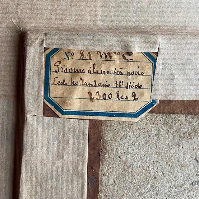 18th-century Mezzotinto Engraving After Schenck (1660-1718), Portrait Of A Man, Aestas-photo-2