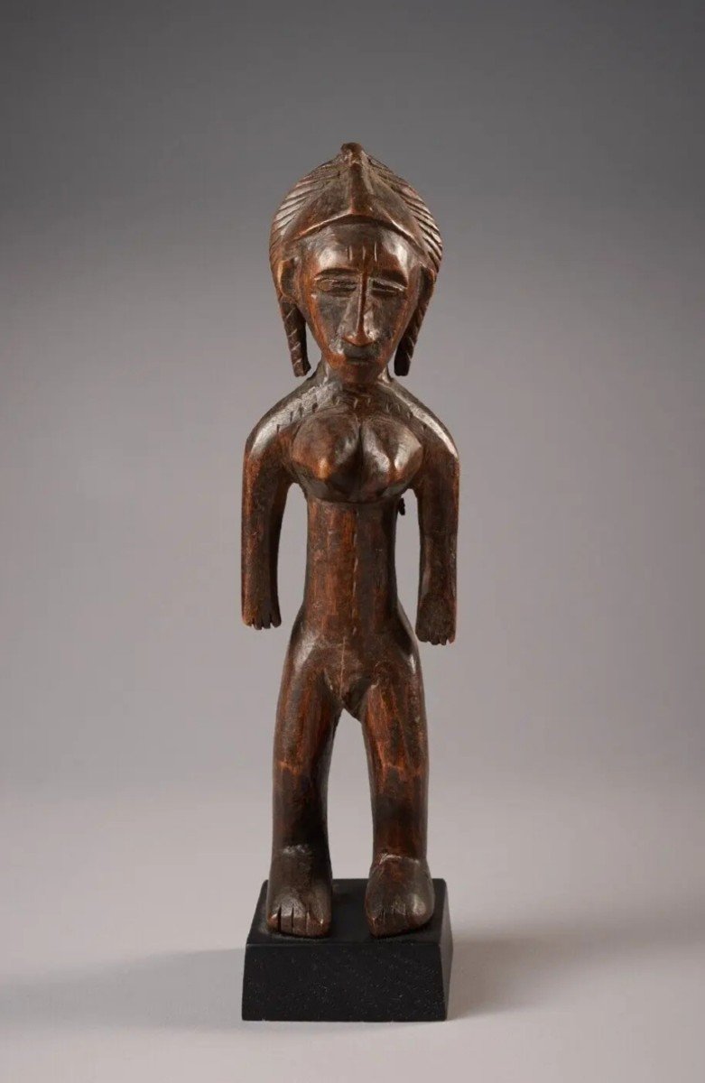 Female Statuette Of Jo Bambara Mali Early 20th Century-photo-4