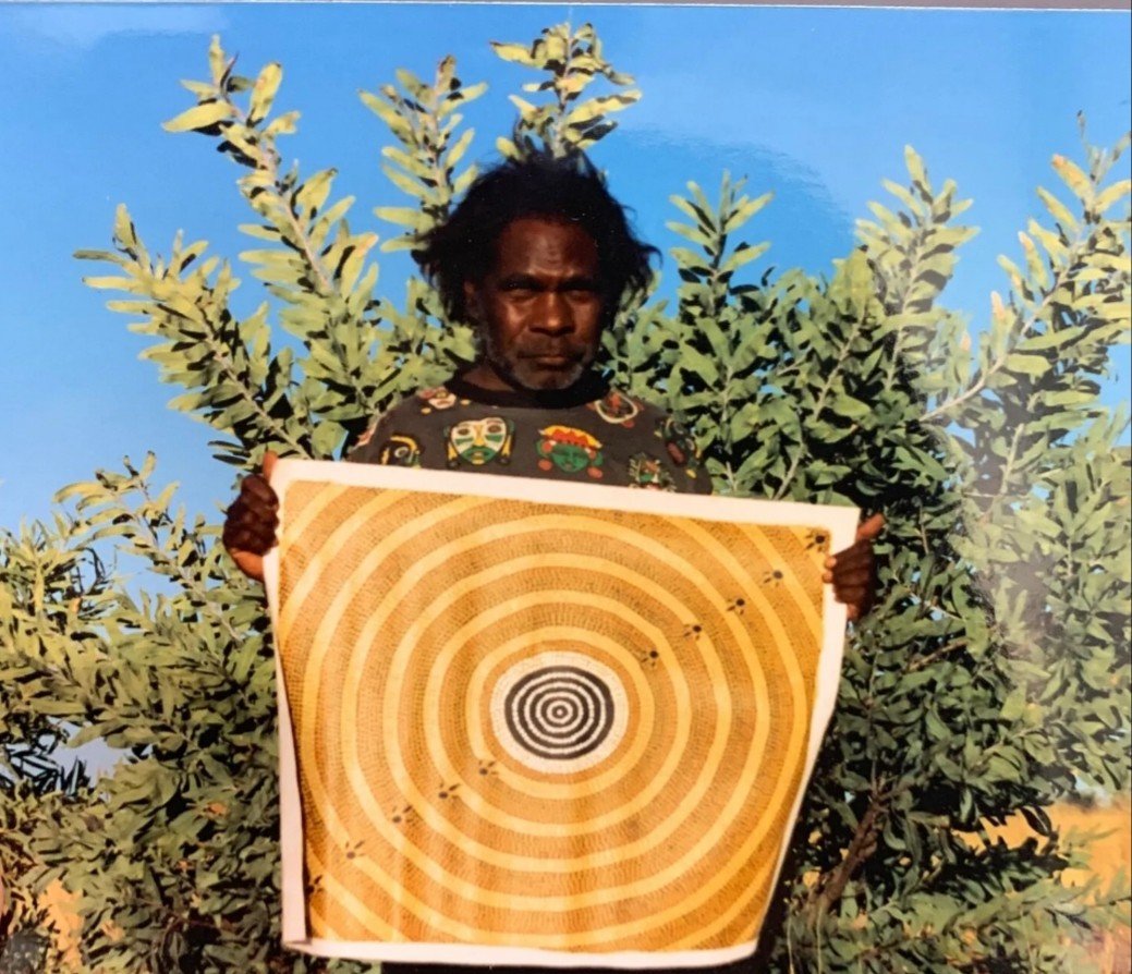 William Sandy, Peinture Originale Sur Toile,  Aborigènes  Australie-photo-2