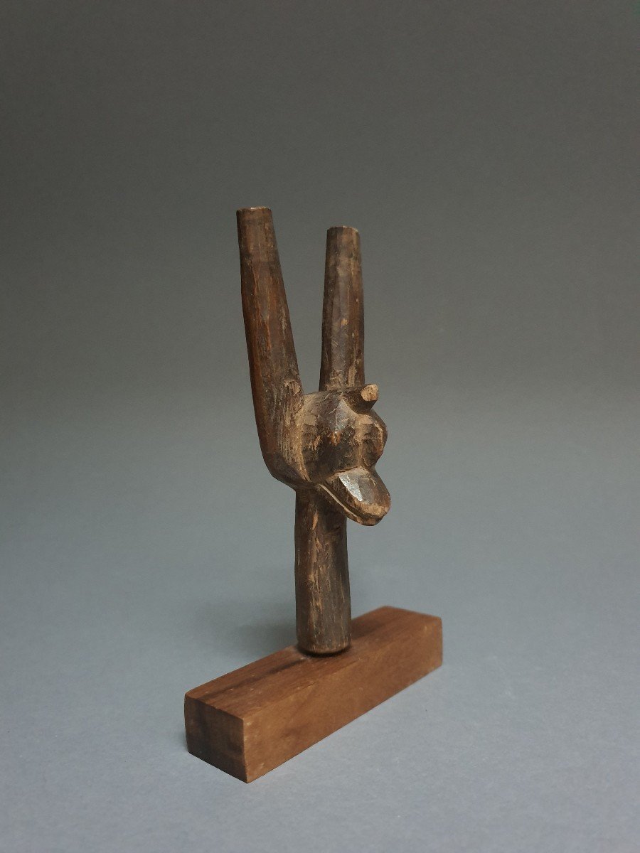 Rare Bwa Stone Spear, Burkina Faso, First Half Of The 20th Century-photo-2