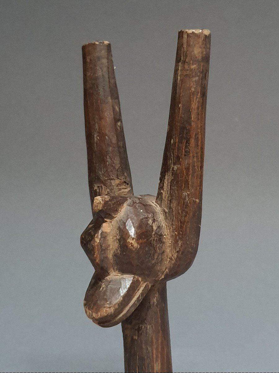 Rare Bwa Stone Spear, Burkina Faso, First Half Of The 20th Century-photo-4