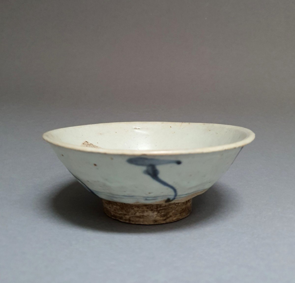 Glazed Sandstone Cup, Southeast Asia, XIV-xvith Century.