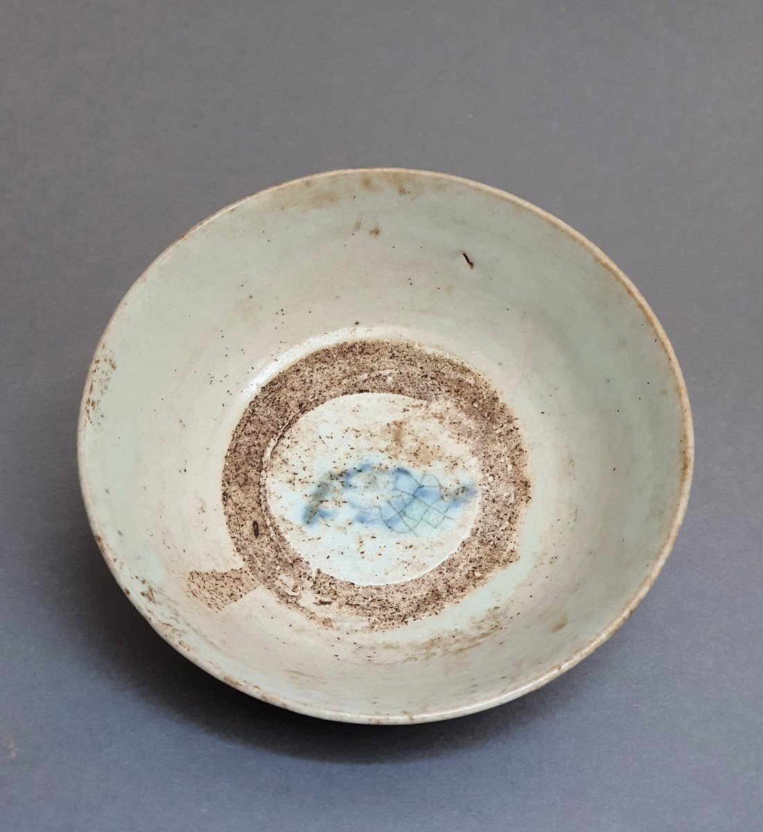 Coupe En Grès Porcelaineux,  Asie Du Sud 1400 à 1600 Après Jc-photo-2