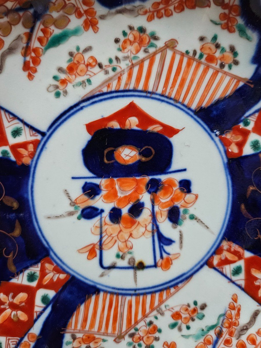 Porcelain Plate, Imari Japan Asian Art-photo-4