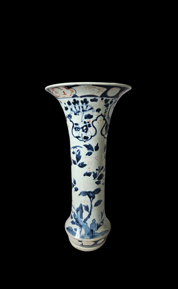Vase Cornet  Japon Début XIXème-photo-3