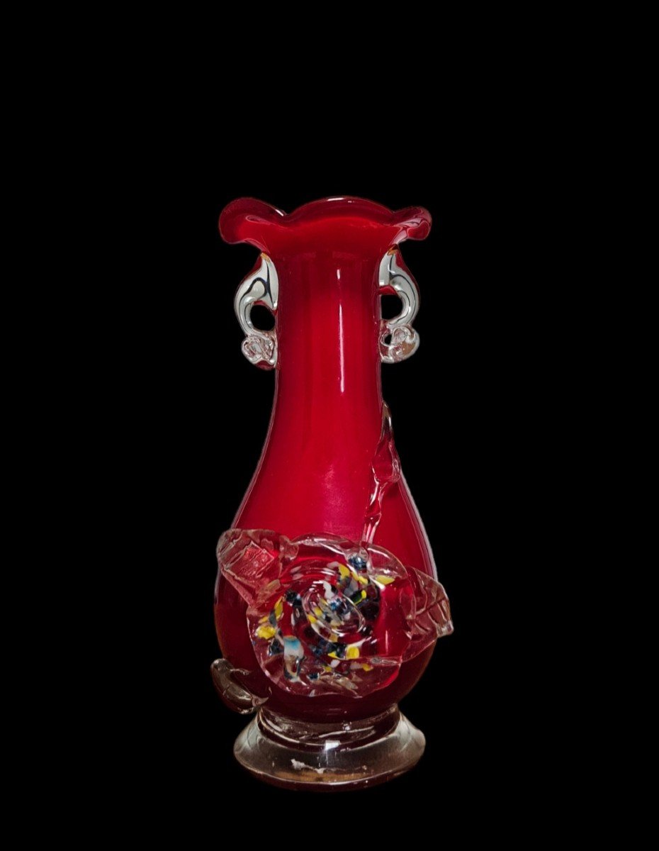 Murano Vase (italy) 1960s-photo-2