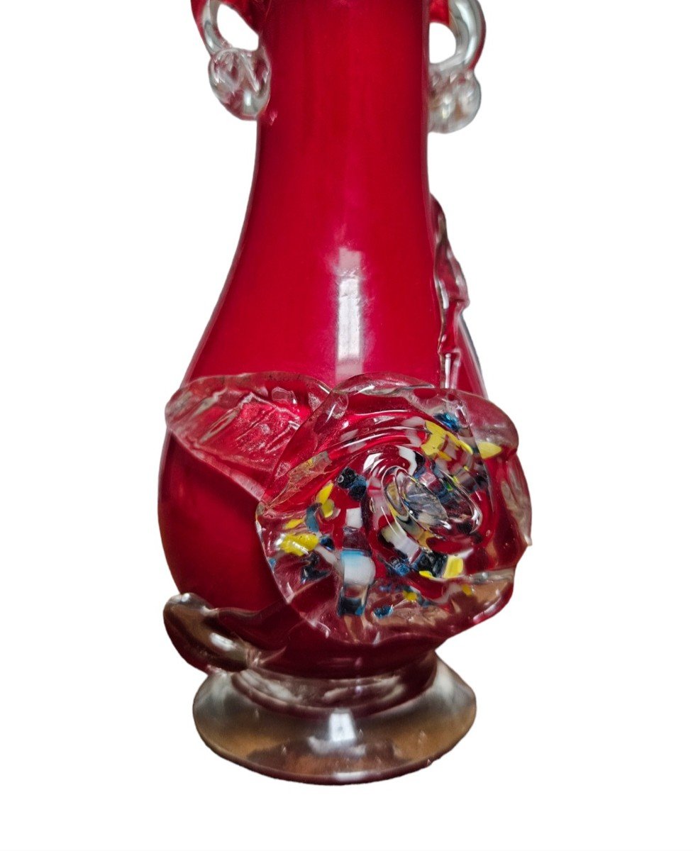 Murano Vase (italy) 1960s-photo-3