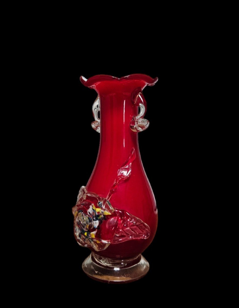 Murano Vase (italy) 1960s-photo-4