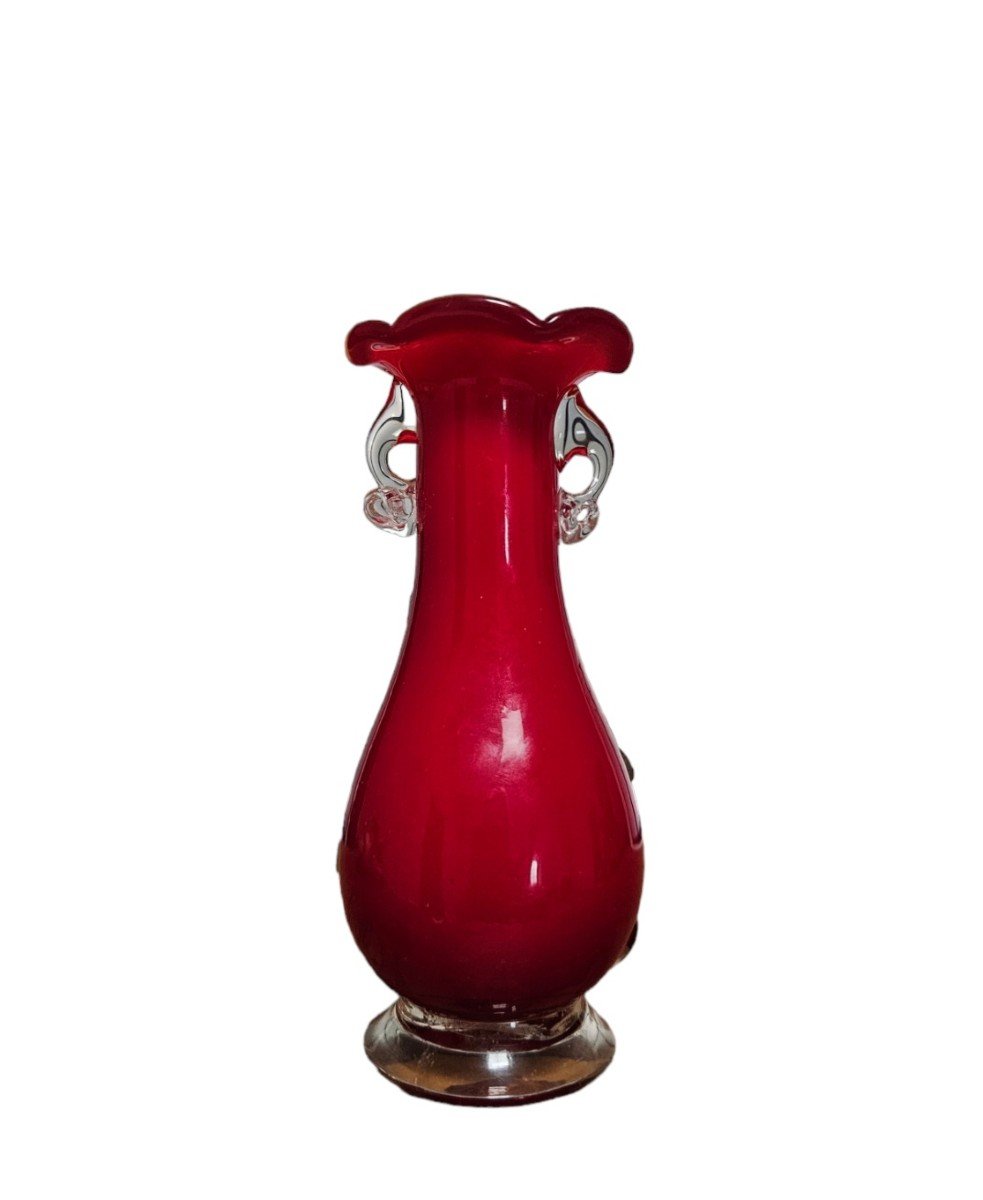 Murano Vase (italy) 1960s-photo-5