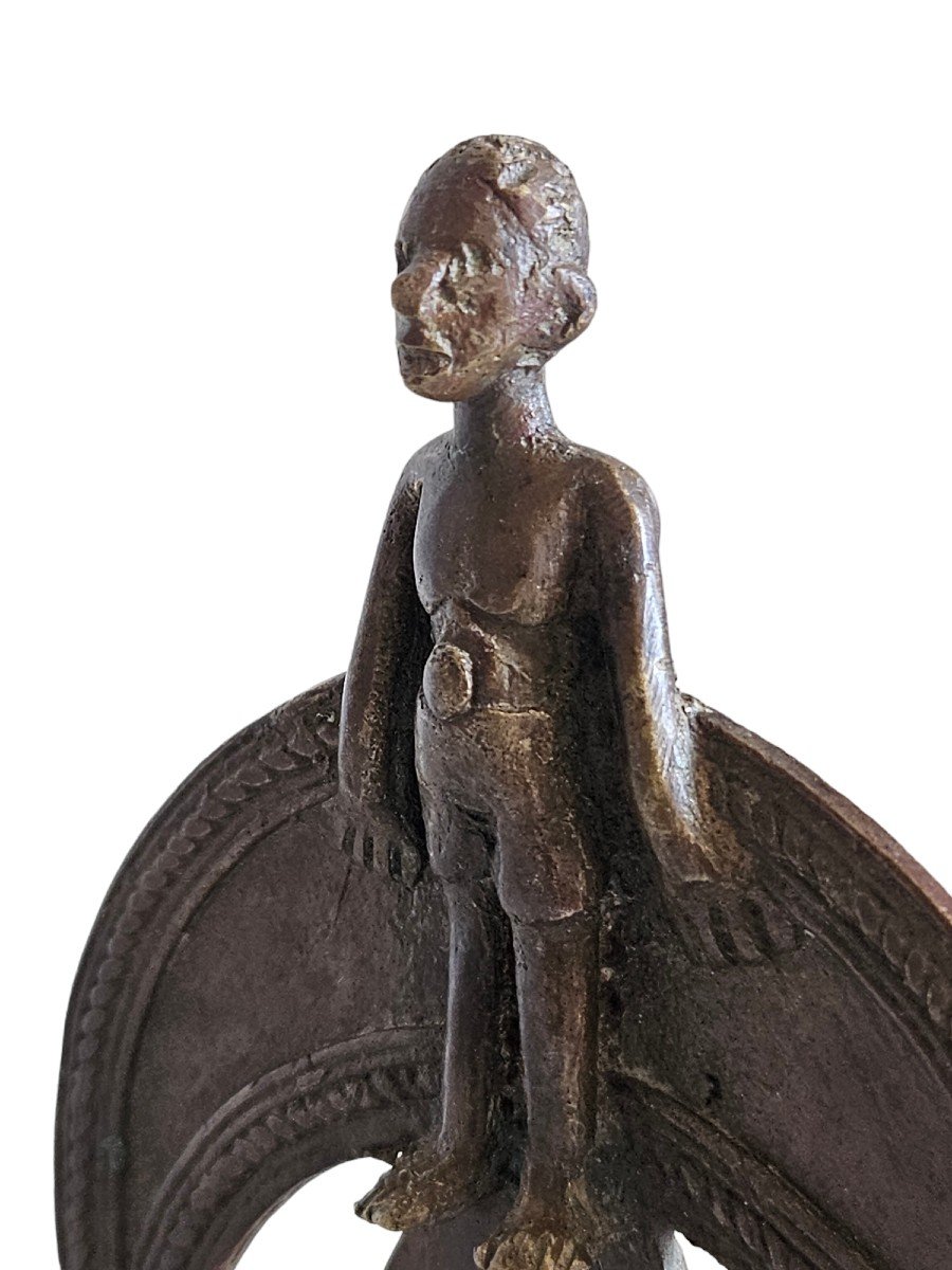 Bronze Pendant Lobi Burkina Faso Late 19th Century-photo-4