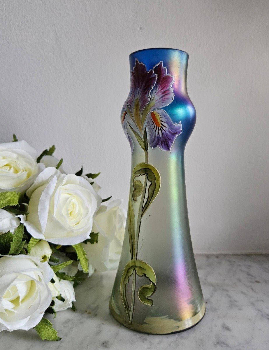 Vase In The Legras Art Deco Taste-photo-4