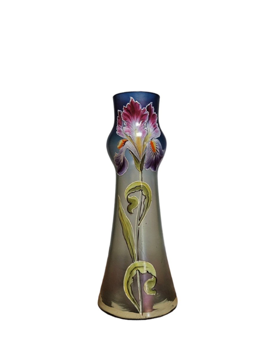 Vase In The Legras Art Deco Taste-photo-3