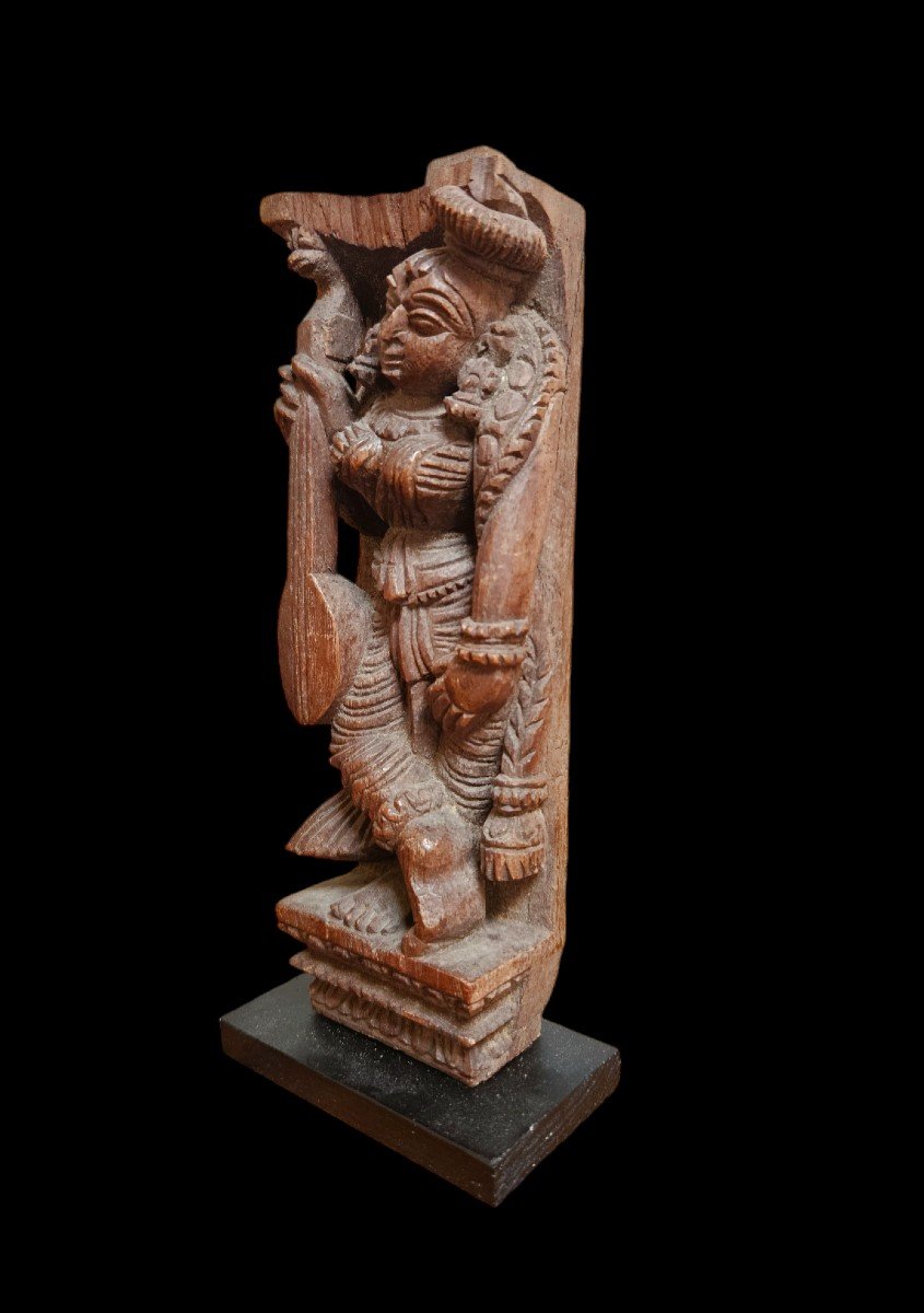 Divinité Féminine Inde XIXème Siècle-photo-4